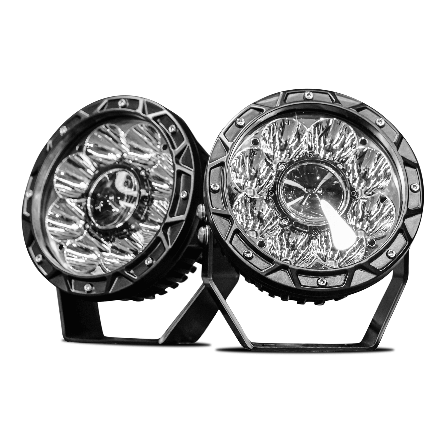 Shield Off-Road 7 Inch LED Spotlights — 10,800 Lumen