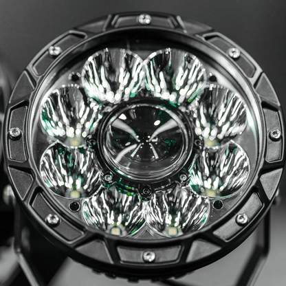 Shield Off-Road 7 Inch LED Spotlights — 10,800 Lumen