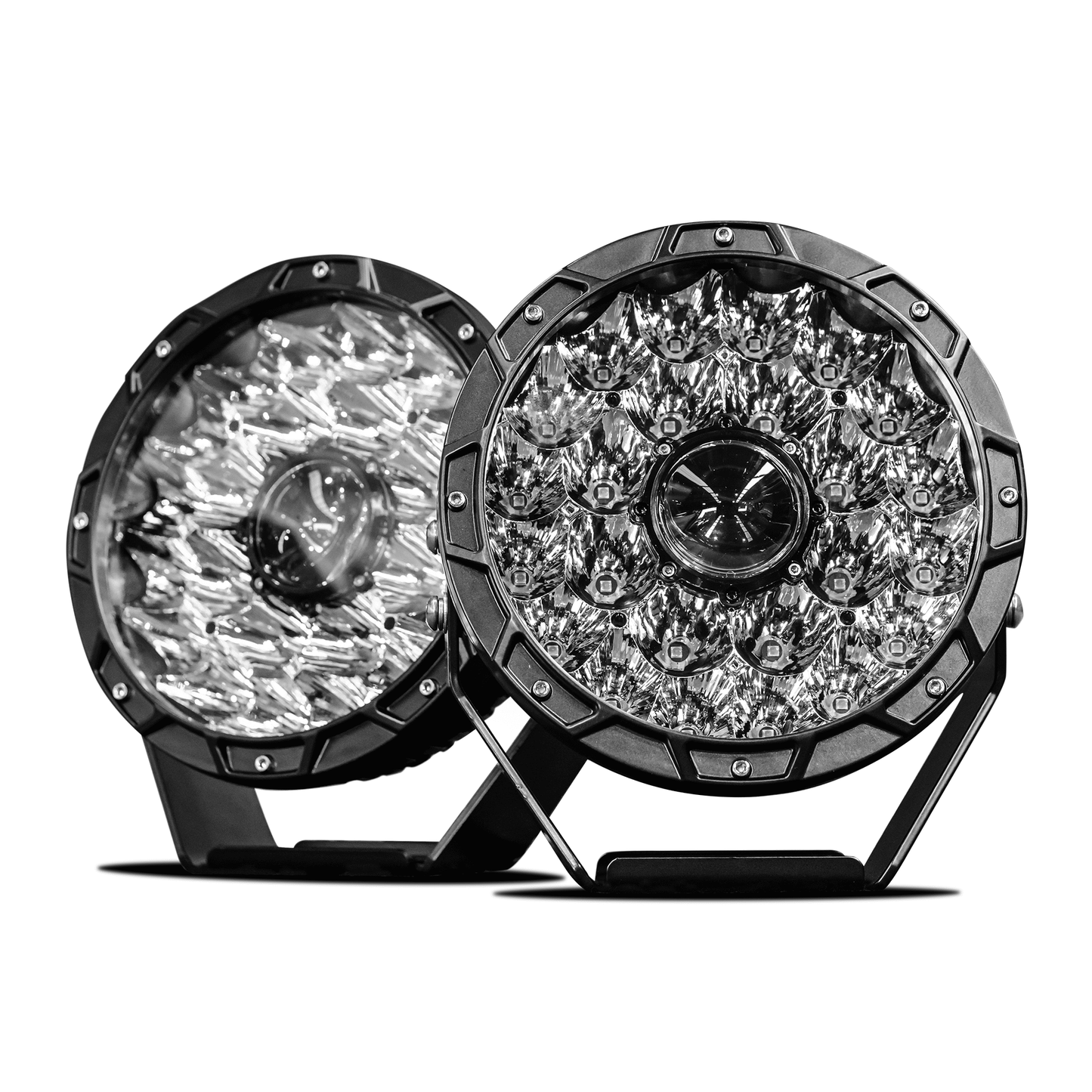 Shield Off-Road 9 Inch LED Spotlights — 19,400 Lumen