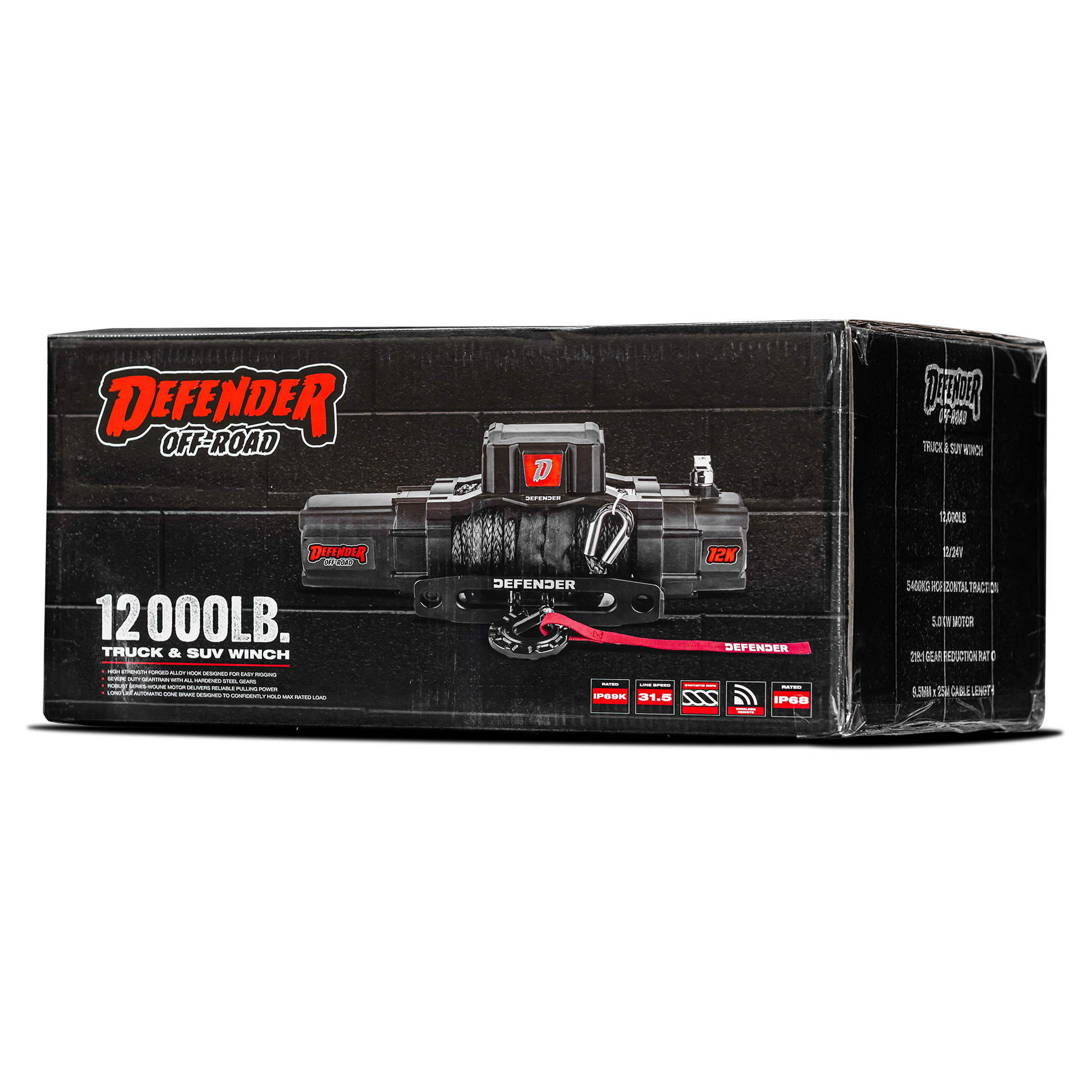 Defender Off-Road Shield Electric Winch