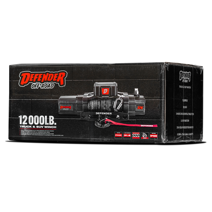 Shield Off-Road Shield Electric Winch — 12,000lb - Wireless Remote - Synthetic Rope