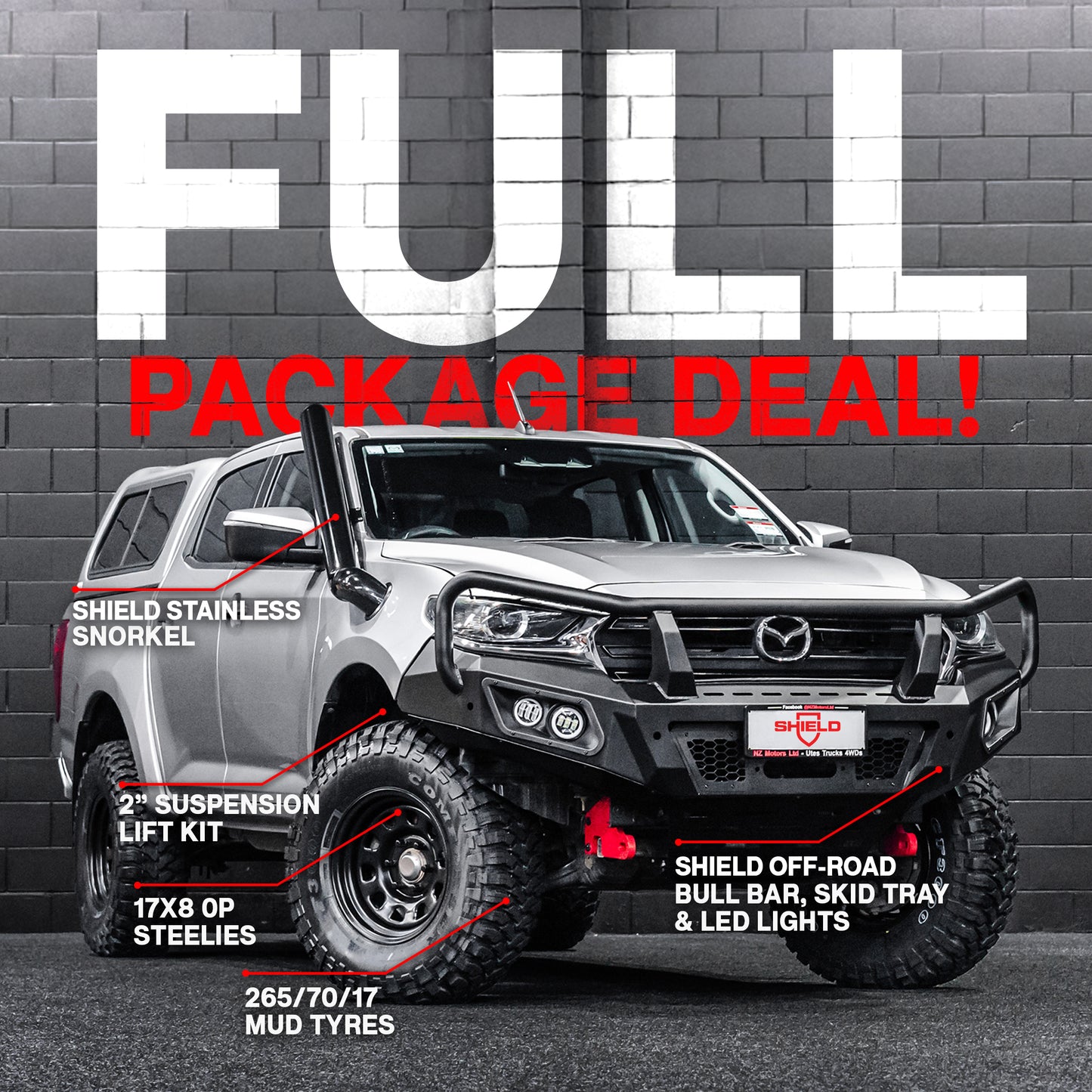 FULL PACKAGE COMBO — to suit Mazda BT-50 2021 - Present