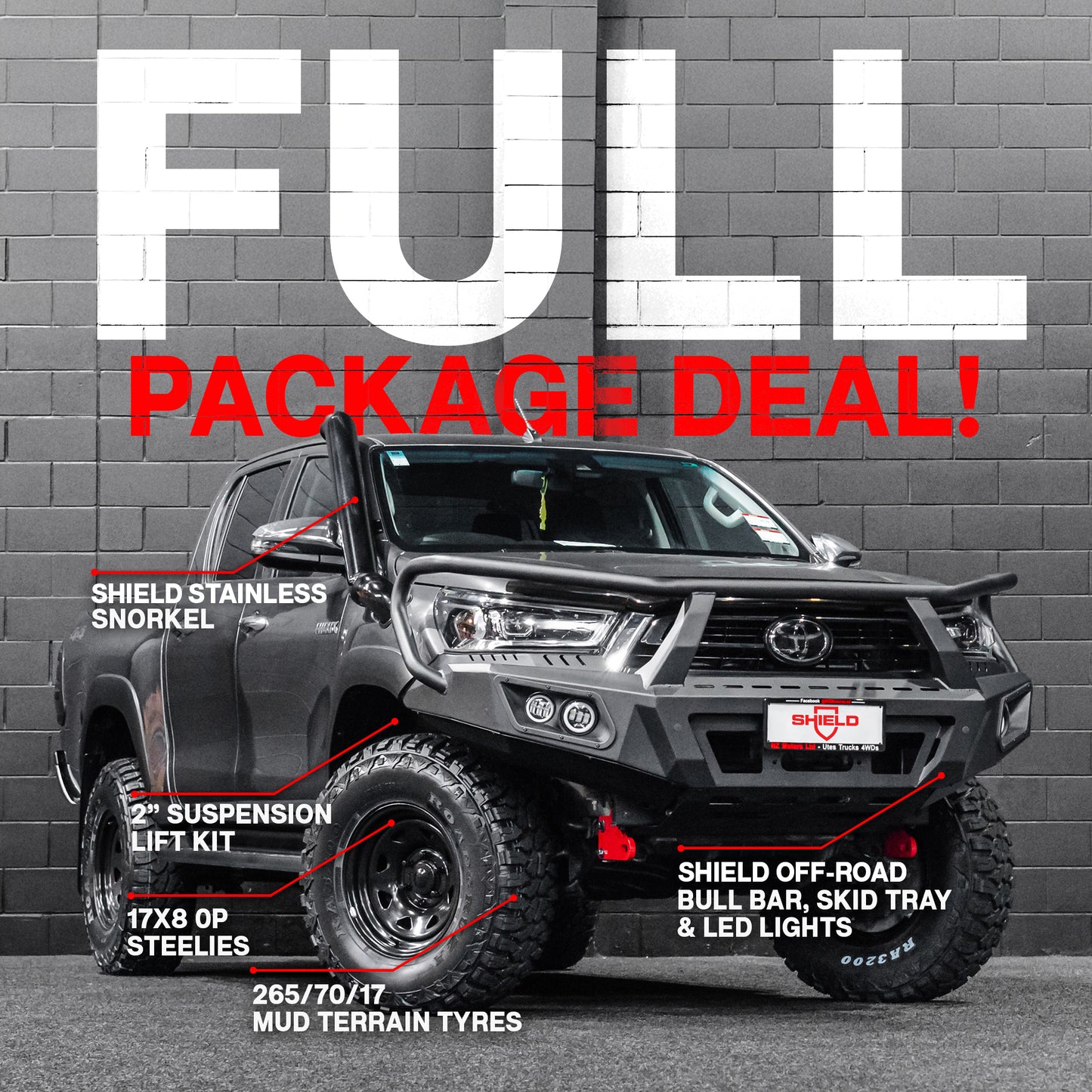 FULL PACKAGE COMBO — to suit Toyota Hilux 2021 - Present