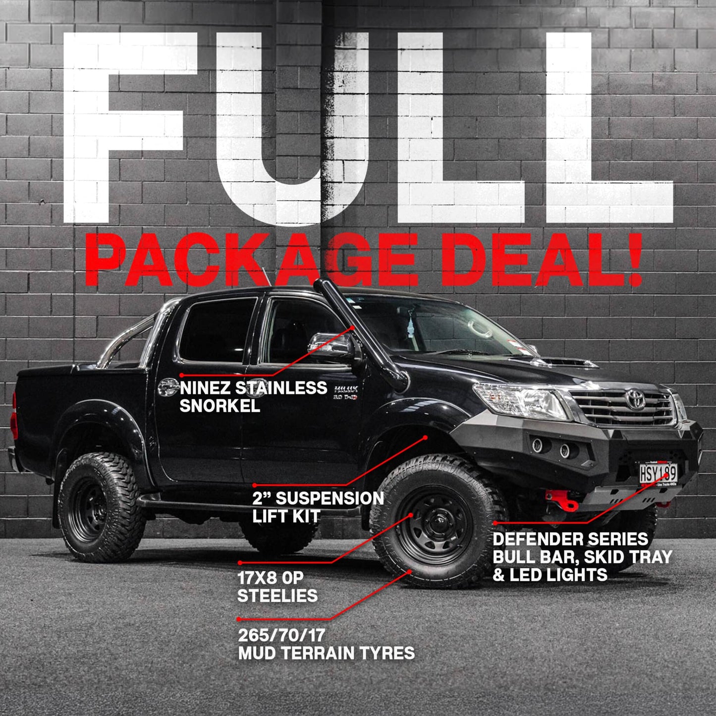 DEFENDER Off-Road Full Package Combo — Toyota Hilux N70 [2005-2014]