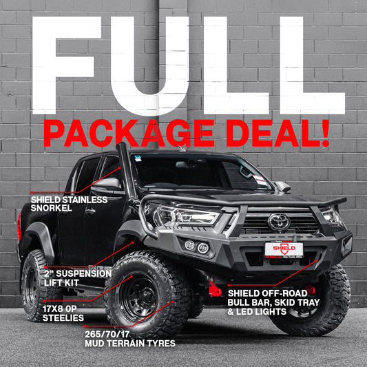 FULL PACKAGE COMBO — to suit Toyota Hilux Widebody 2021 - Present