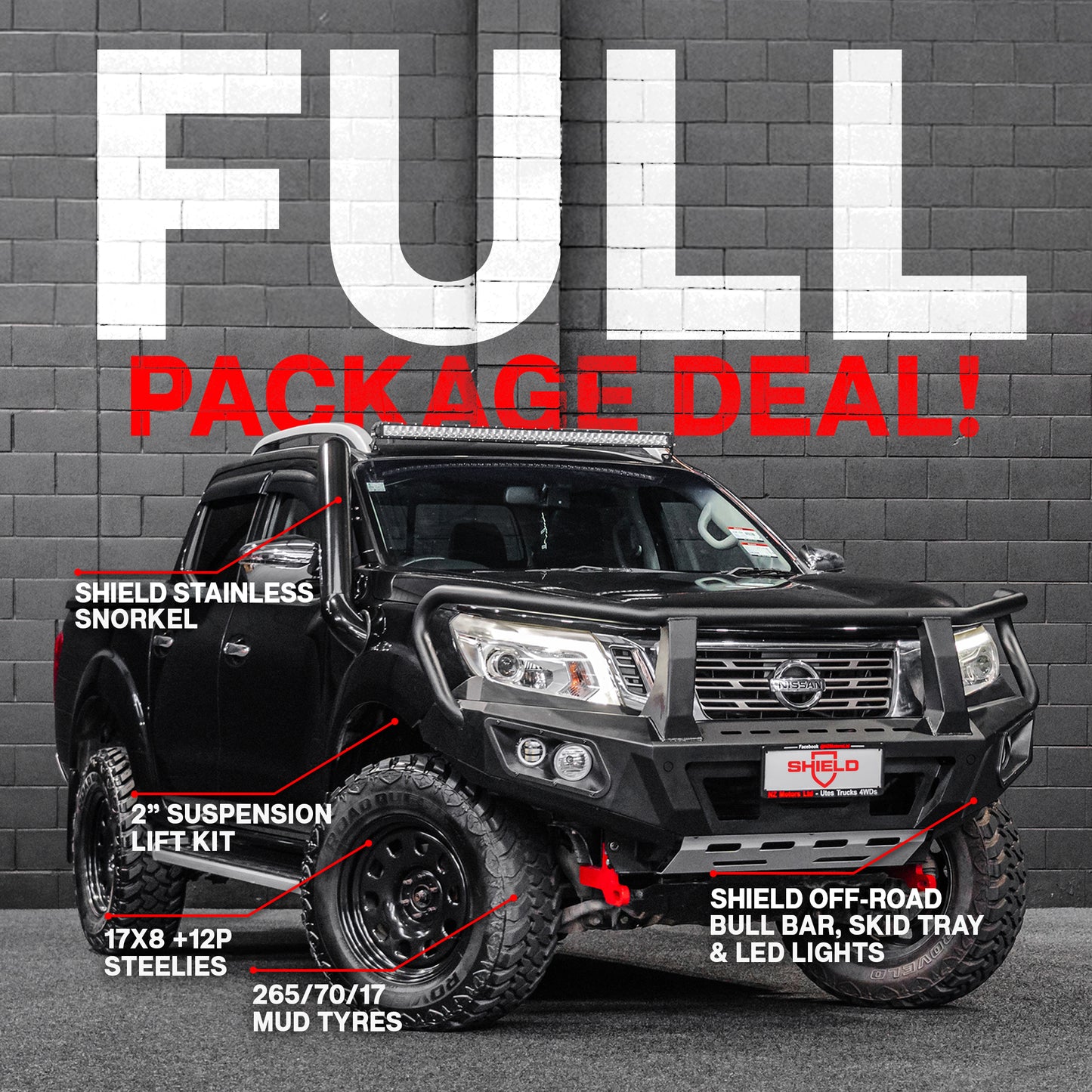 FULL PACKAGE COMBO — to suit Nissan Navara 2015 - 2021