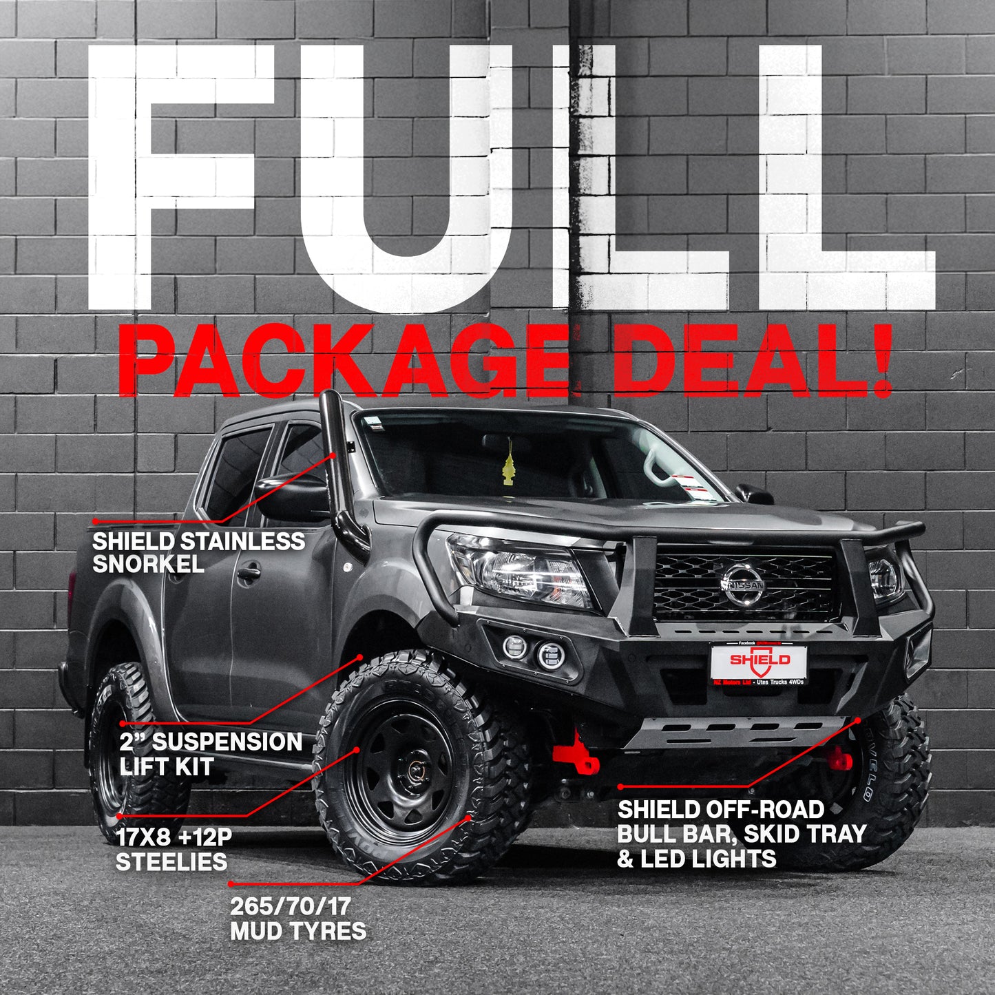FULL PACKAGE COMBO — to suit Nissan Navara 2021 - Present