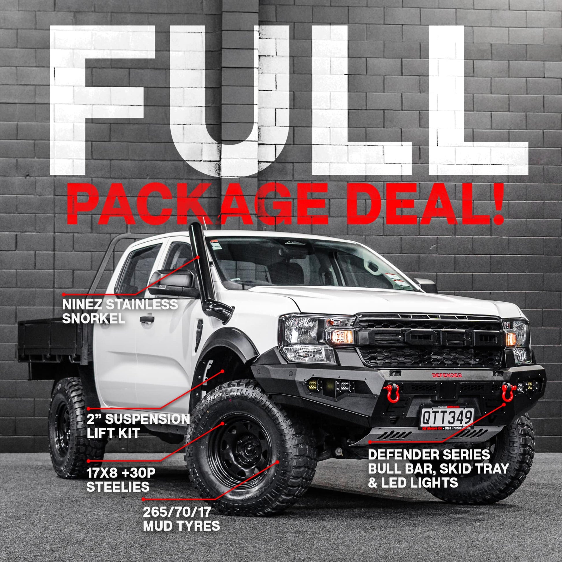 DEFENDER Off-Road Full Package Combo — Ford Ranger Next Gen [2022-Present]