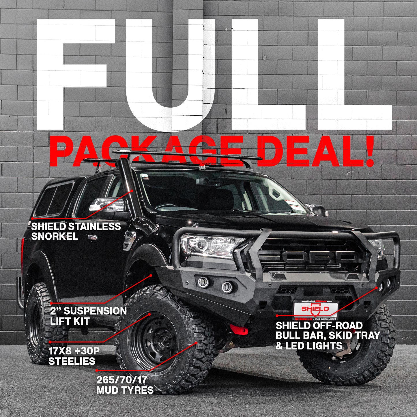 FULL PACKAGE COMBO — to suit Ford Ranger 2015 - 2022