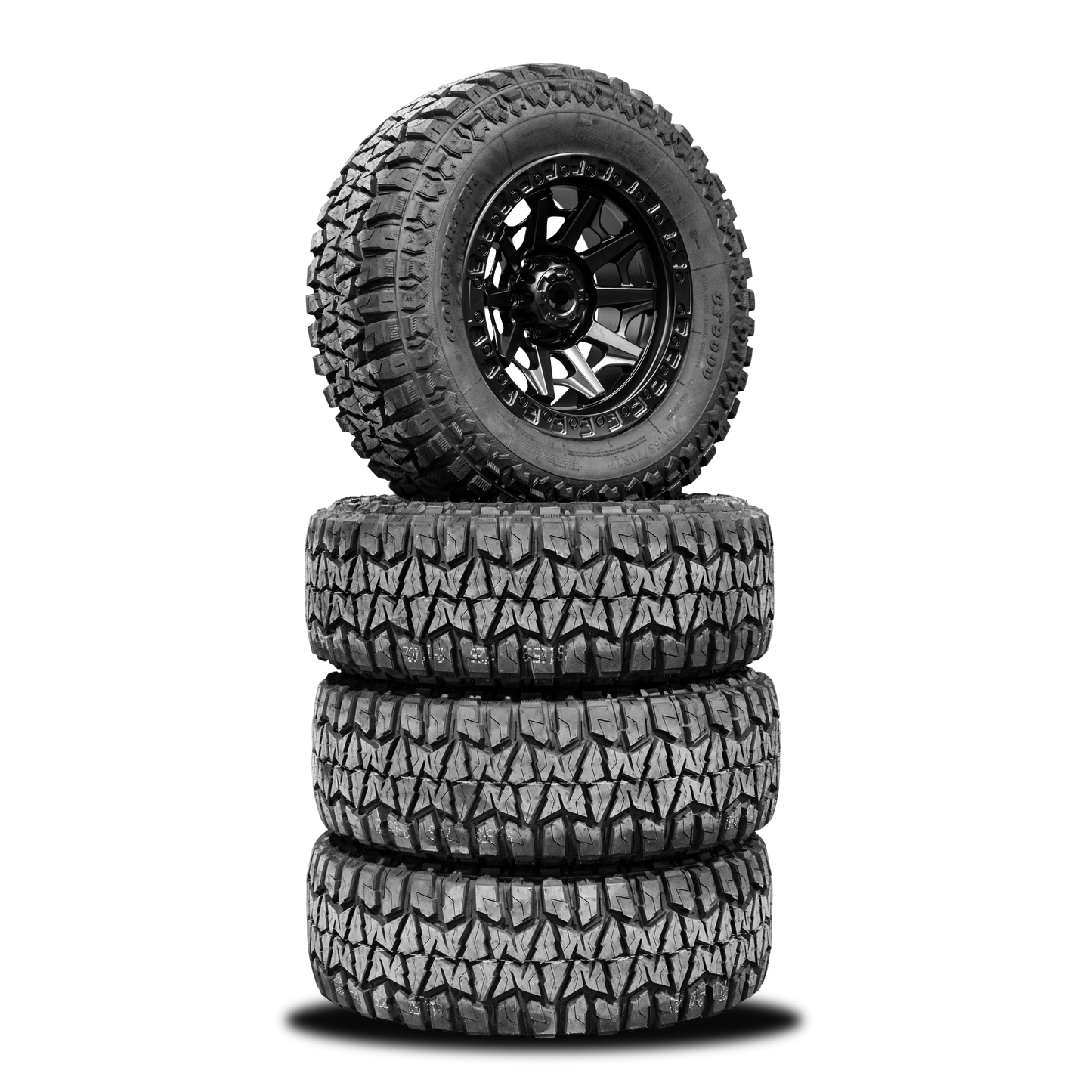 265/70/R17LT RT Tyres + Alloys — 17" RT Tyres + Steelies Combo