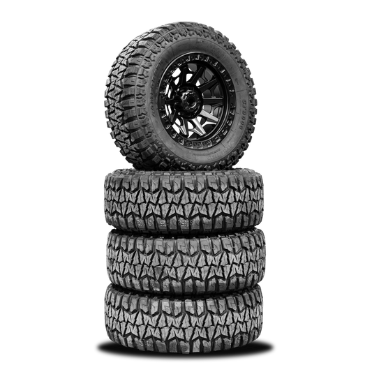 265/70/R17LT RT Tyres + Alloys — 17" RT Tyres + Steelies Combo