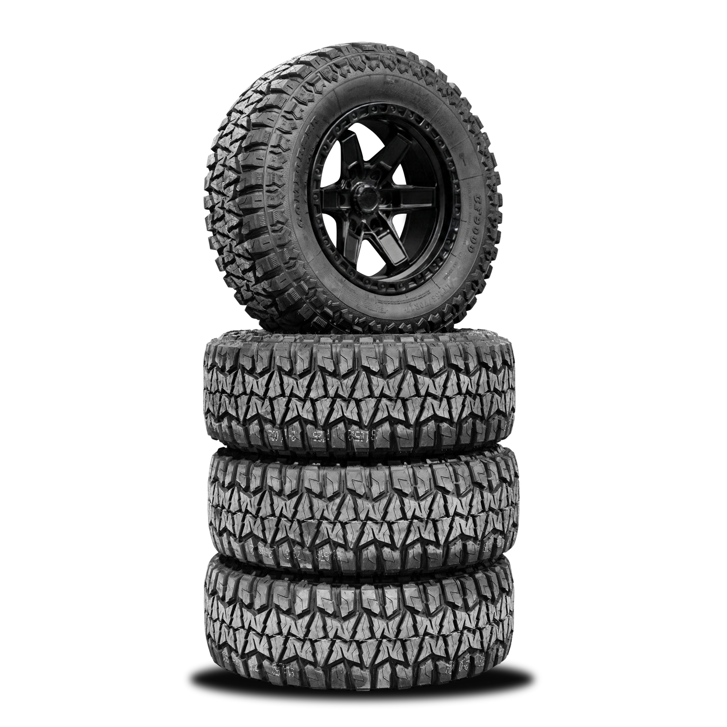 265/70/R17LT RT Tyres + Alloys — 17" RT Tyres + Steelies Combo