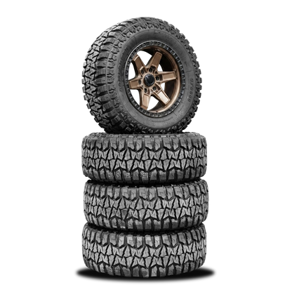 265/70/R17LT RT Tyres + Alloys — 17" RT Tyres + Steelies Combo