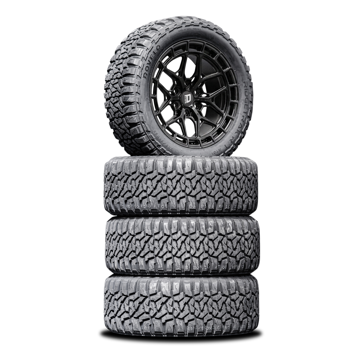 285/50/R20LT Mud Tyres + Alloy Wheels — 20" Mud Tyres + Alloys Combo