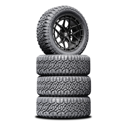 285/50/R20LT Mud Tyres + Alloy Wheels — 20" Mud Tyres + Alloys Combo