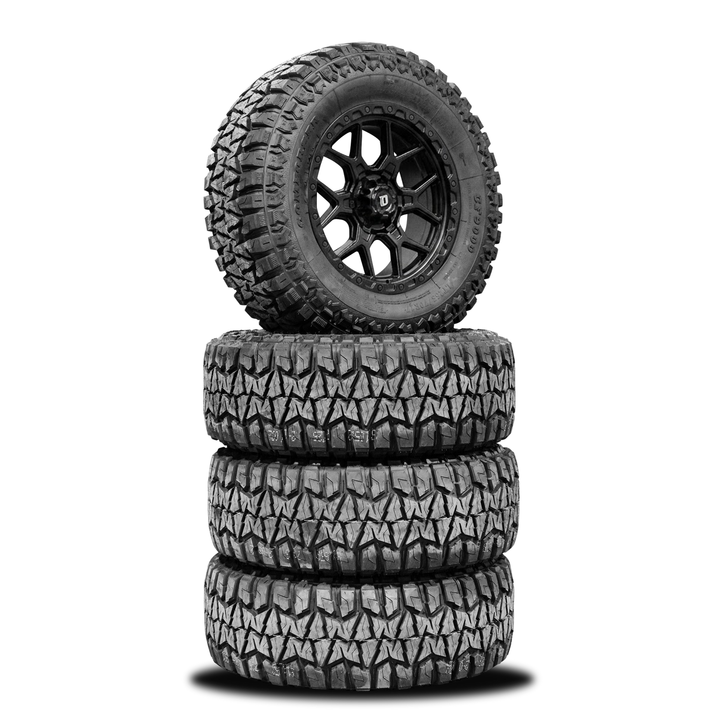 265/70/R17LT RT Tyres + Alloys — 17" RT Tyres + Steelies Combo