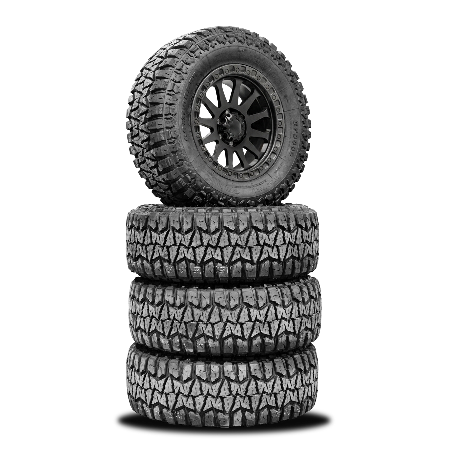 265/70/R17LT RT Tyres + Alloys — 17" RT Tyres + Steelies Combo