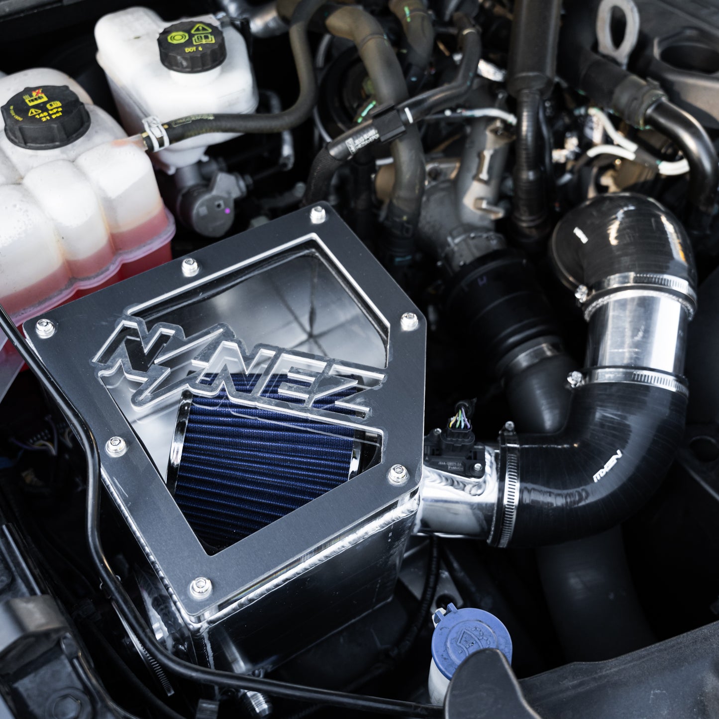 NINEZ FAB 5" STAINLESS SNORKEL + AIRBOX COMBO — Ford Ranger Raptor - 2018 - 2022