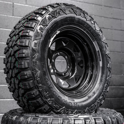 265/75/R16LT Mud Tyres + Steelies — 16" Mud Tyres + Steelies Combo