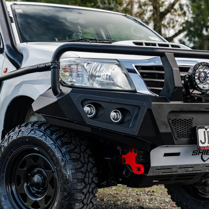 SHIELD Off-Road Triple Loop Bull-Bar — to suit Toyota Hilux Facelift 2012 - 2015