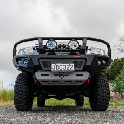 SHIELD Off-Road Triple Loop Bull-Bar — to suit Toyota Hilux Facelift 2012 - 2015