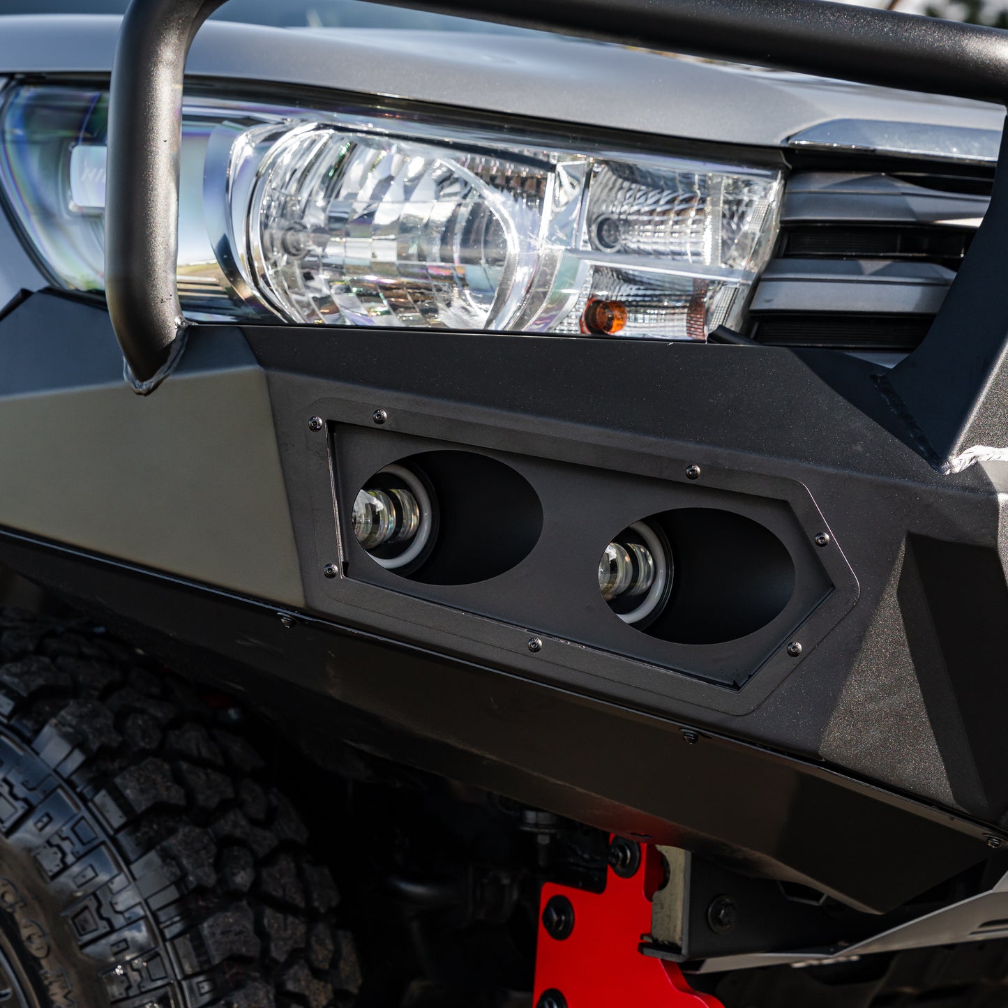 SHIELD Off-Road Triple Loop Bull-Bar — to suit Toyota Hilux 2015 - 2020