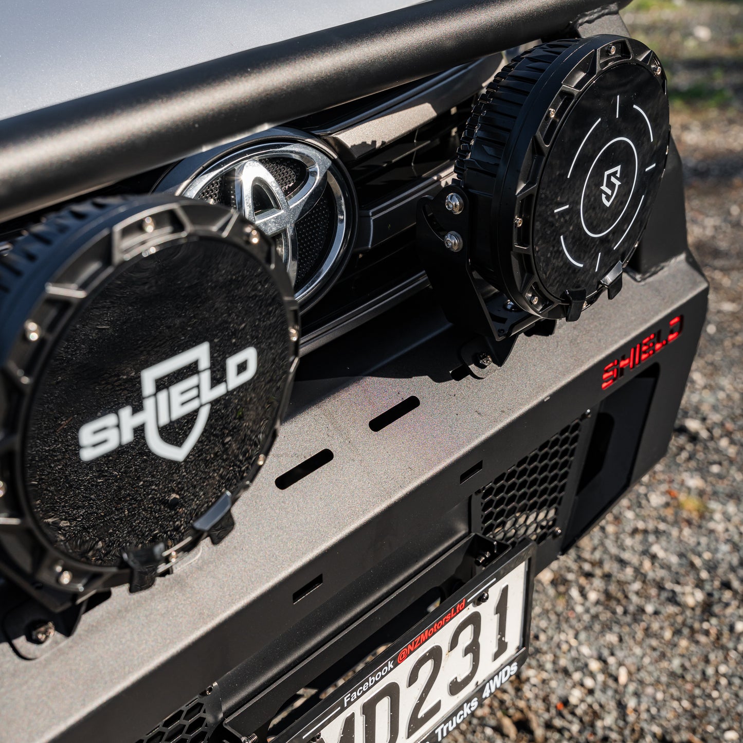 SHIELD Off-Road Triple Loop Bull-Bar — to suit Toyota Hilux 2015 - 2020