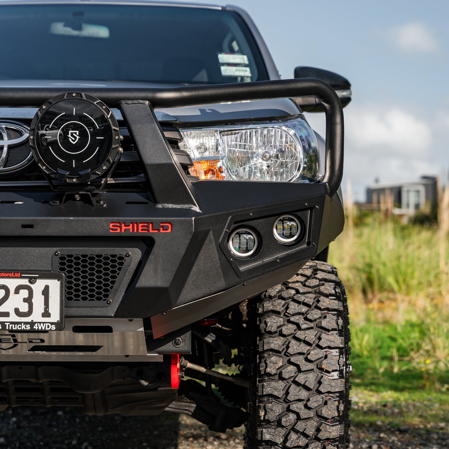 SHIELD Off-Road Triple Loop Bull-Bar — to suit Toyota Hilux 2015 - 2020