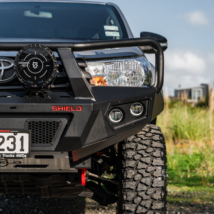 SHIELD Off-Road Triple Loop Bull-Bar — to suit Toyota Hilux 2015 - 2020
