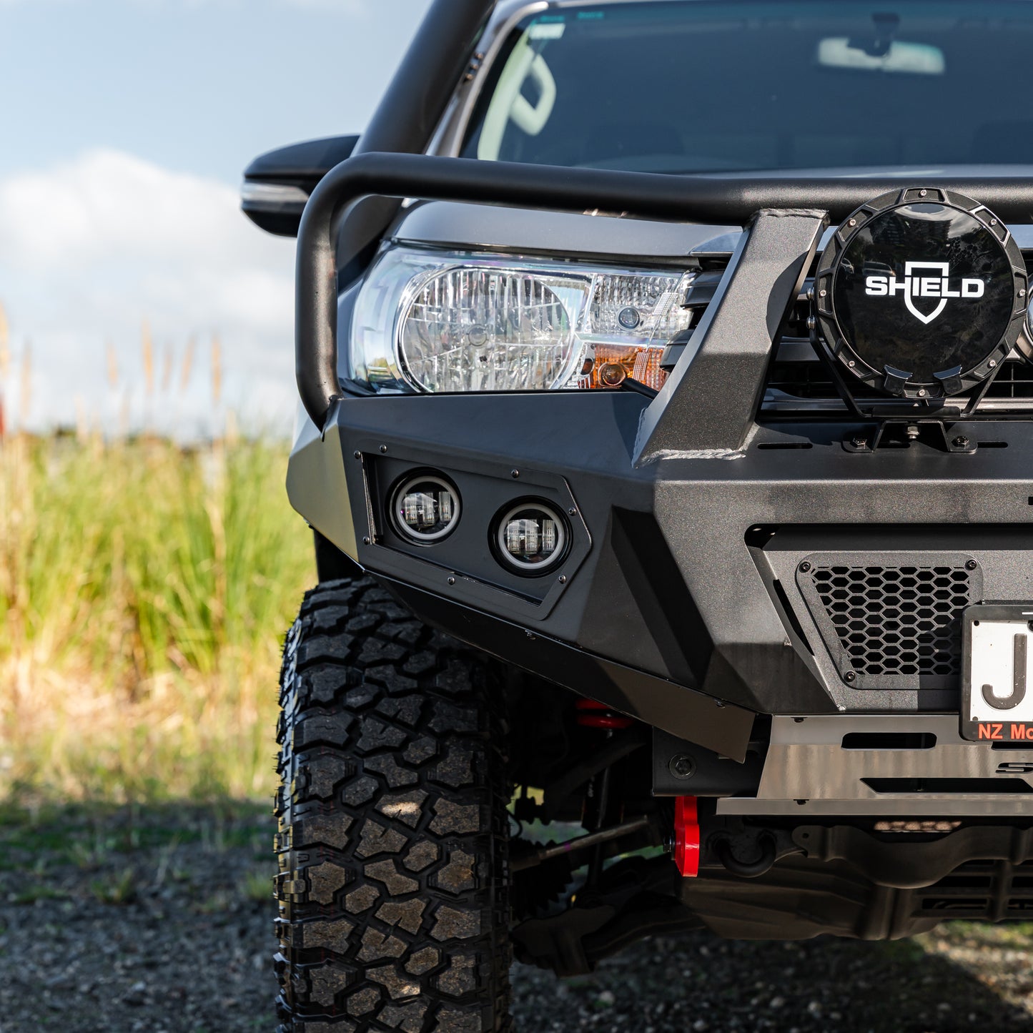 SHIELD Off-Road Triple Loop Bull-Bar — to suit Toyota Hilux 2015 - 2020
