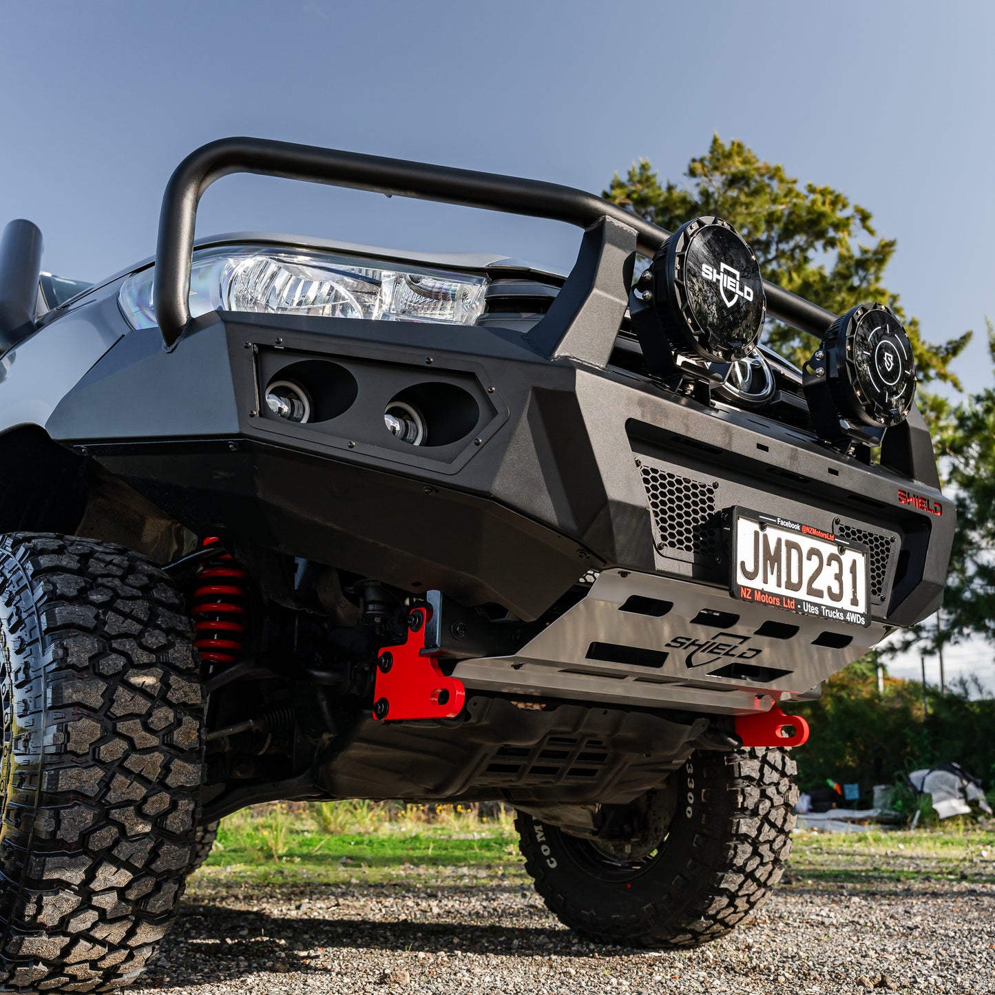 SHIELD Off-Road Triple Loop Bull-Bar — to suit Toyota Hilux 2015 - 2020