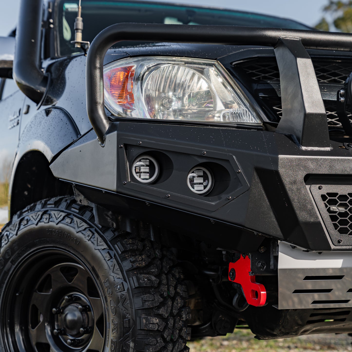 SHIELD Off-Road Triple Loop Bull-Bar — to suit Toyota Hilux Pre-Facelift 2005 - 2011