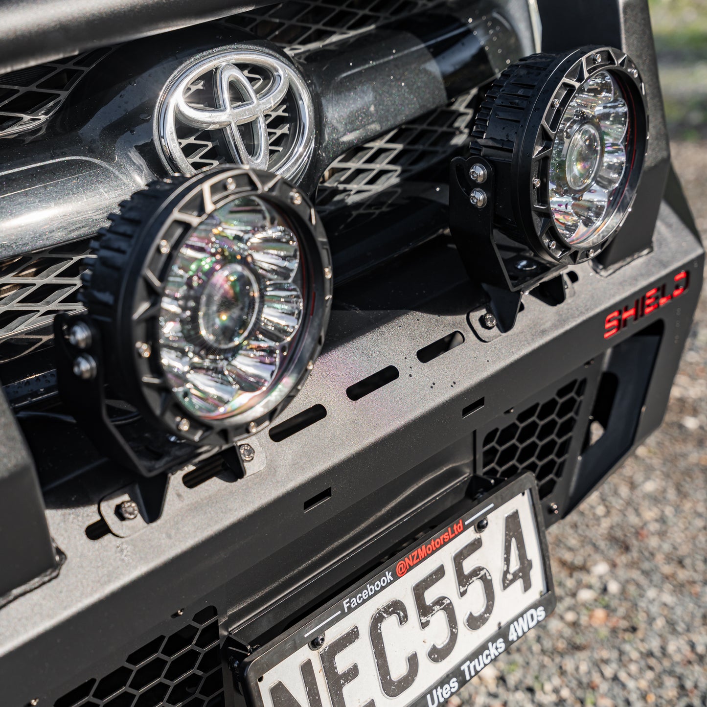 SHIELD Off-Road Triple Loop Bull-Bar — to suit Toyota Hilux Pre-Facelift 2005 - 2011