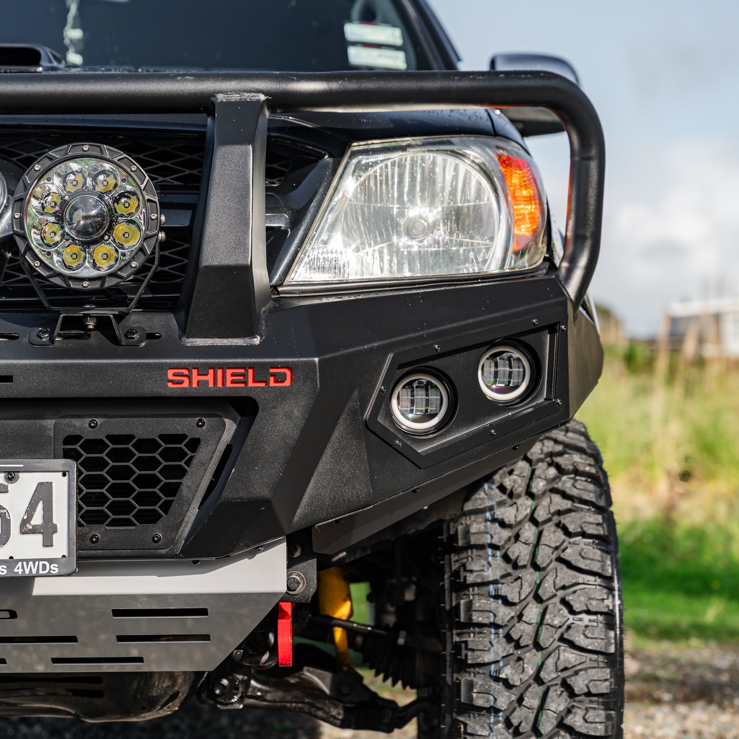 SHIELD Off-Road Triple Loop Bull-Bar — to suit Toyota Hilux Pre-Facelift 2005 - 2011