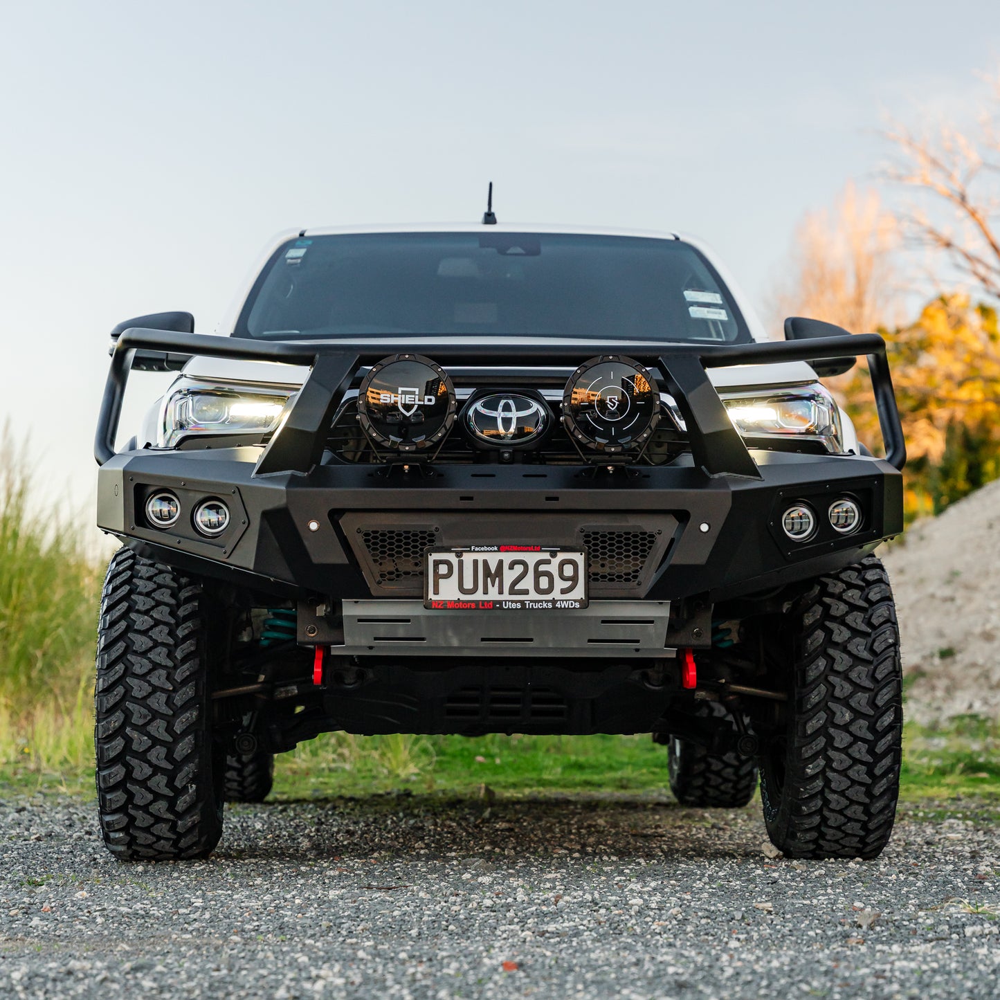 SHIELD Off-Road Triple Loop Bull-Bar — to suit Toyota Hilux 2021 - Present