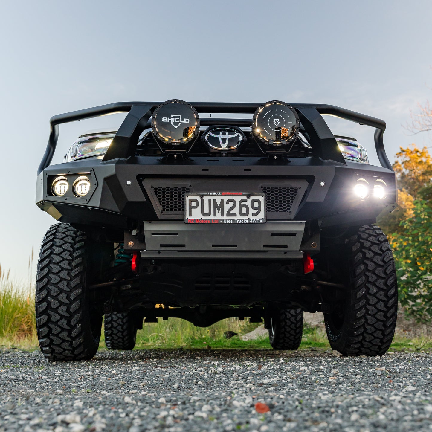 SHIELD Off-Road Triple Loop Bull-Bar — to suit Toyota Hilux 2021 - Present