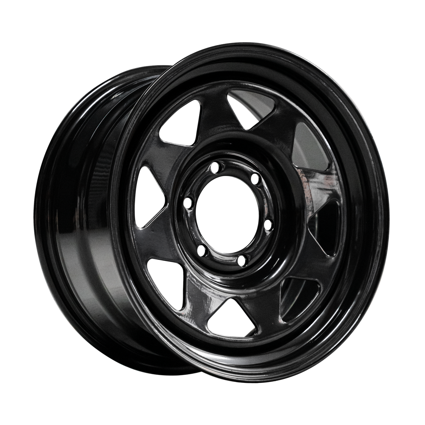 17x8 +30p Triangle Spoke Steel Wheels — Full set of 4