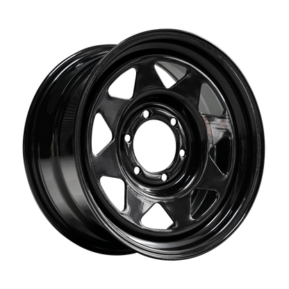17x8 +30p Triangle Spoke Steel Wheels — Full set of 4