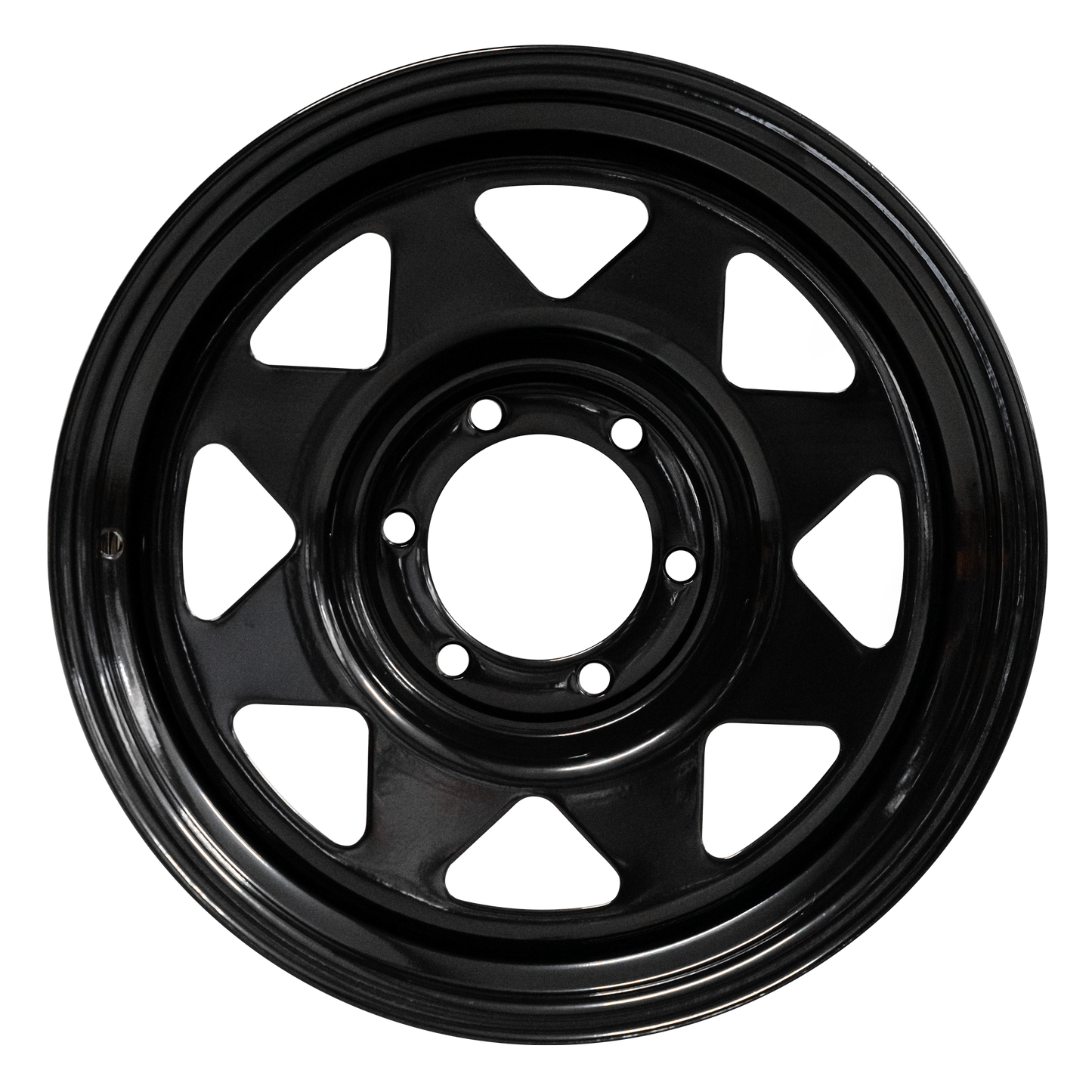 17x8 +30p Triangle Spoke Steel Wheels — Full set of 4