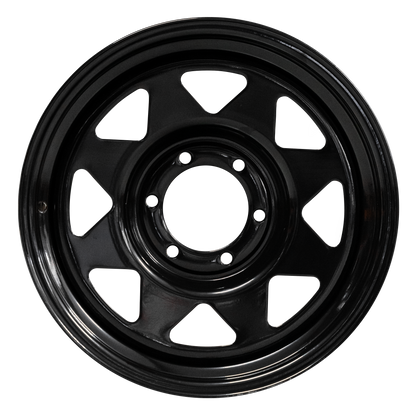 17x8 +30p Triangle Spoke Steel Wheels — Full set of 4