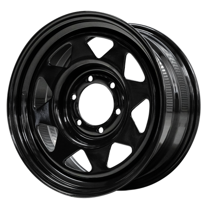 17x8 +30p Triangle Spoke Steel Wheels — Full set of 4