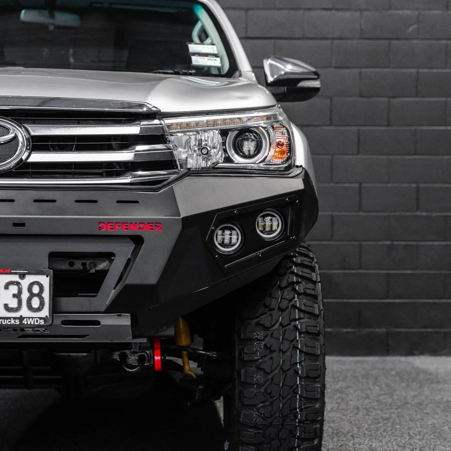 SHIELD Off-Road Loopless Bull-Bar — to suit Toyota Hilux 2015 - 2020