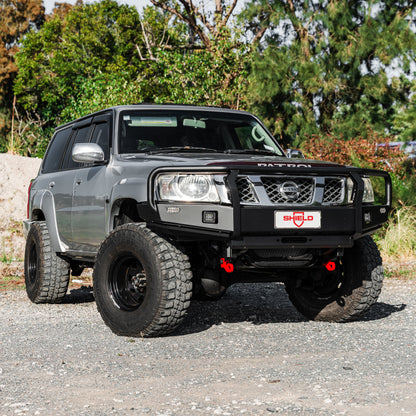 SHIELD Off-Road Triple Loop Bull-Bar — To Suit Nissan Patrol Y61 GU [1998 - 2015]