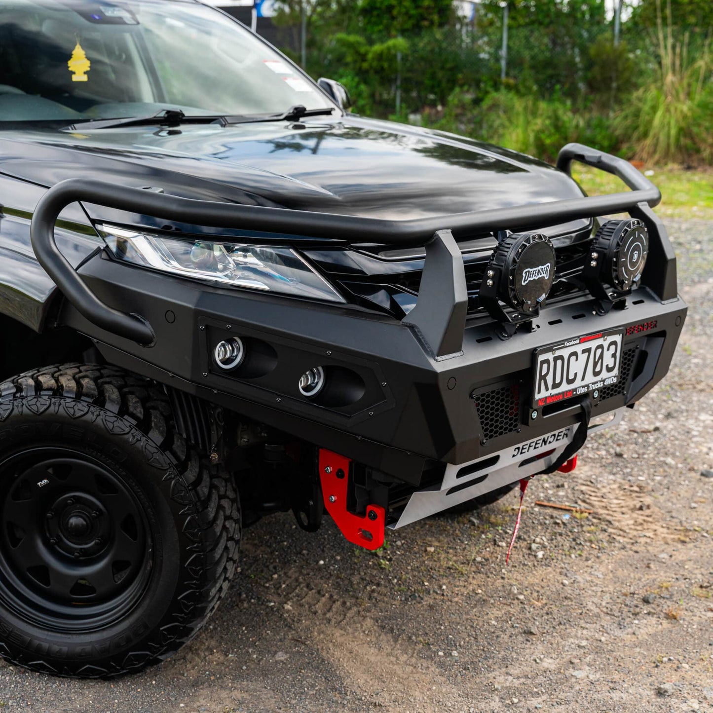 SHIELD Off-Road Triple Loop Bull-Bar — to suit Mitsubishi Triton 2019 - 2023