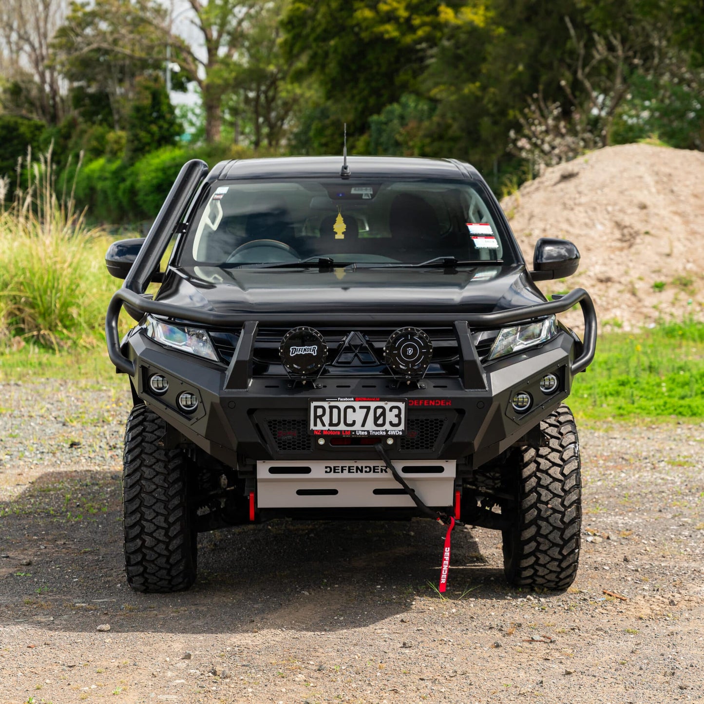 SHIELD Off-Road Triple Loop Bull-Bar — to suit Mitsubishi Triton 2019 - 2023