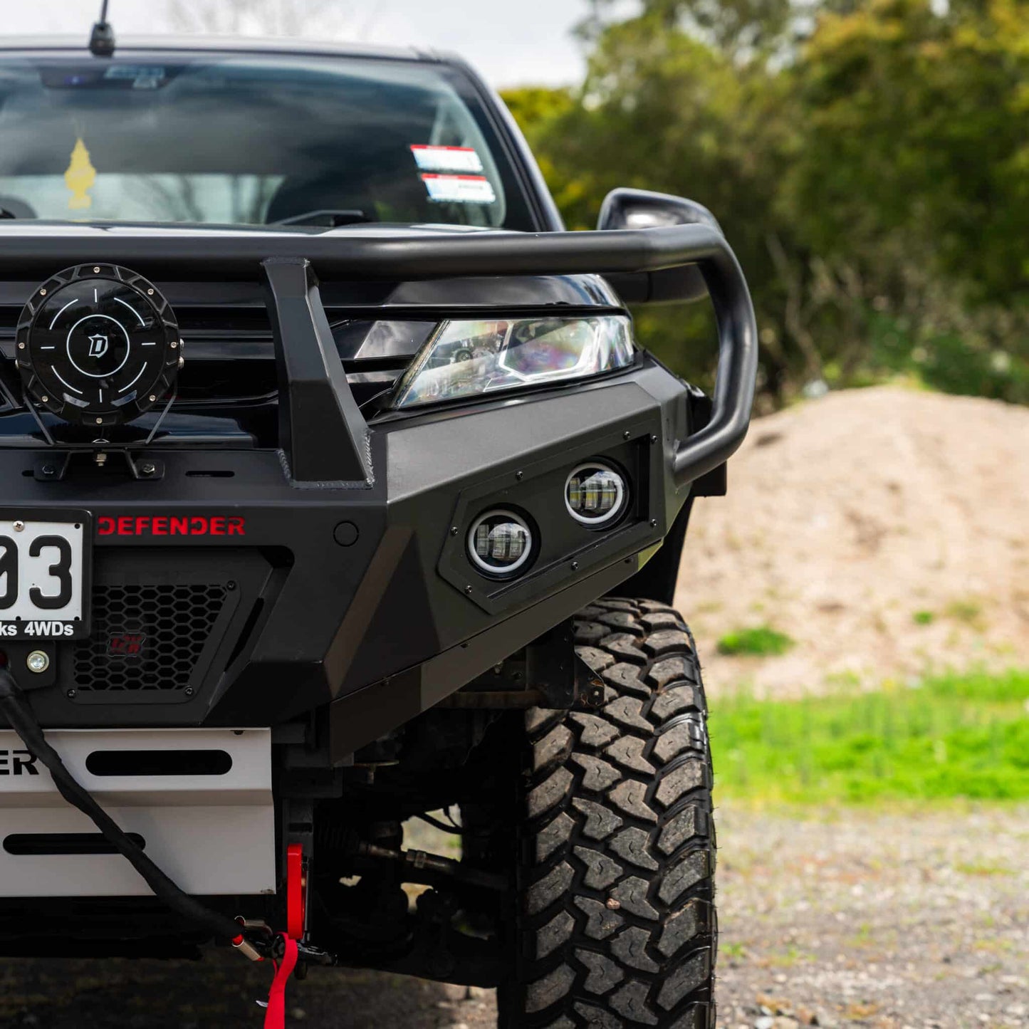 SHIELD Off-Road Triple Loop Bull-Bar — to suit Mitsubishi Triton 2019 - 2023