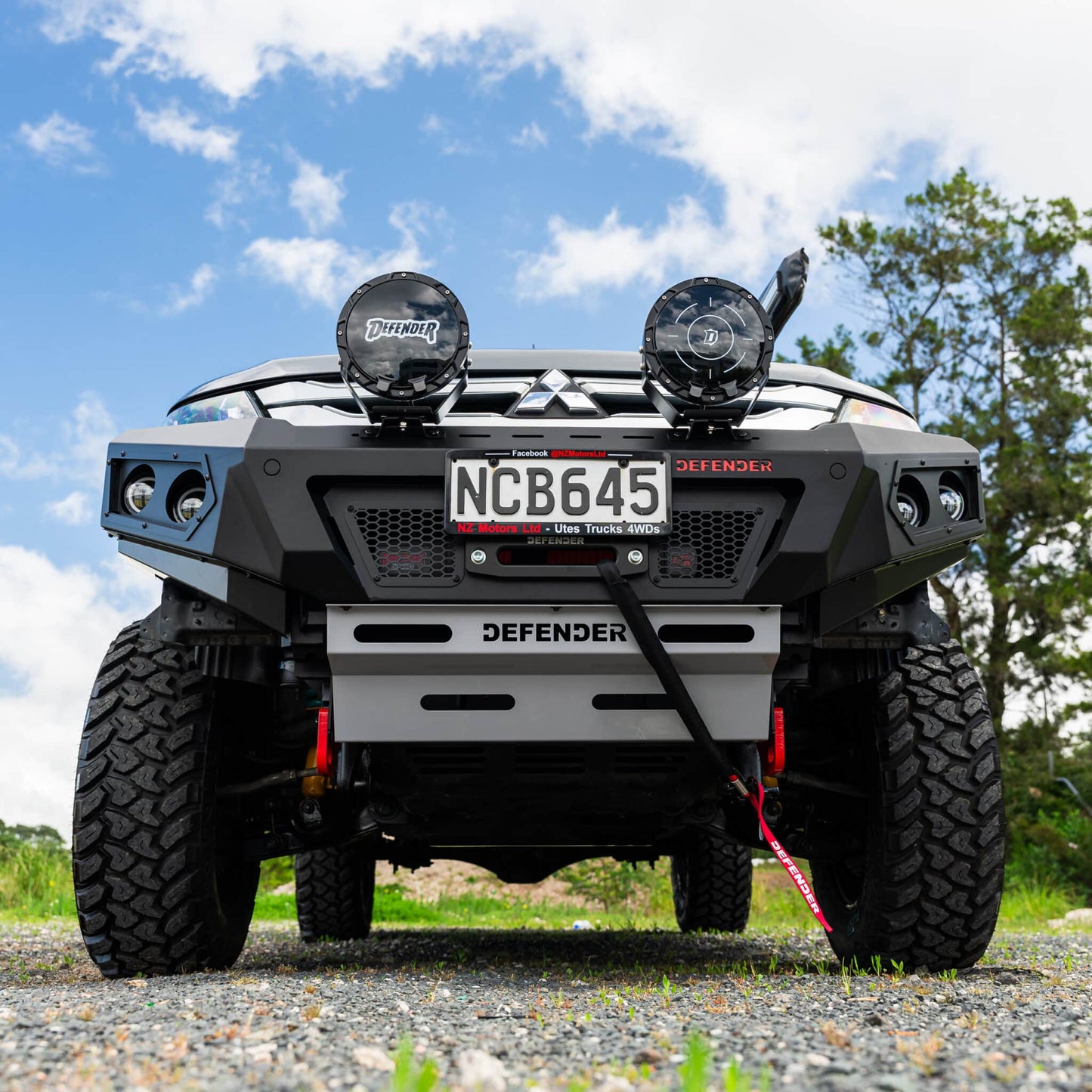 SHIELD Off-Road Loopless Bull-Bar — to suit Mitsubishi Triton 2019 - 2023
