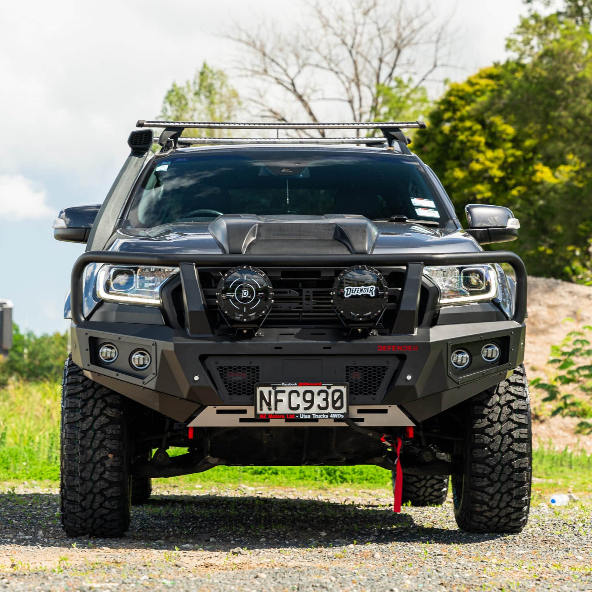 DEFENDER Off-Road Triple Loop Bull-Bar — Ford Ranger PX2 & 3 [2015-2022]