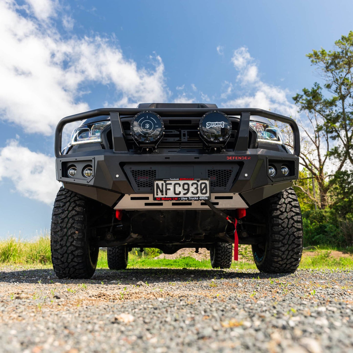 DEFENDER Off-Road Triple Loop Bull-Bar — Ford Ranger PX2 & 3 [2015-2022]