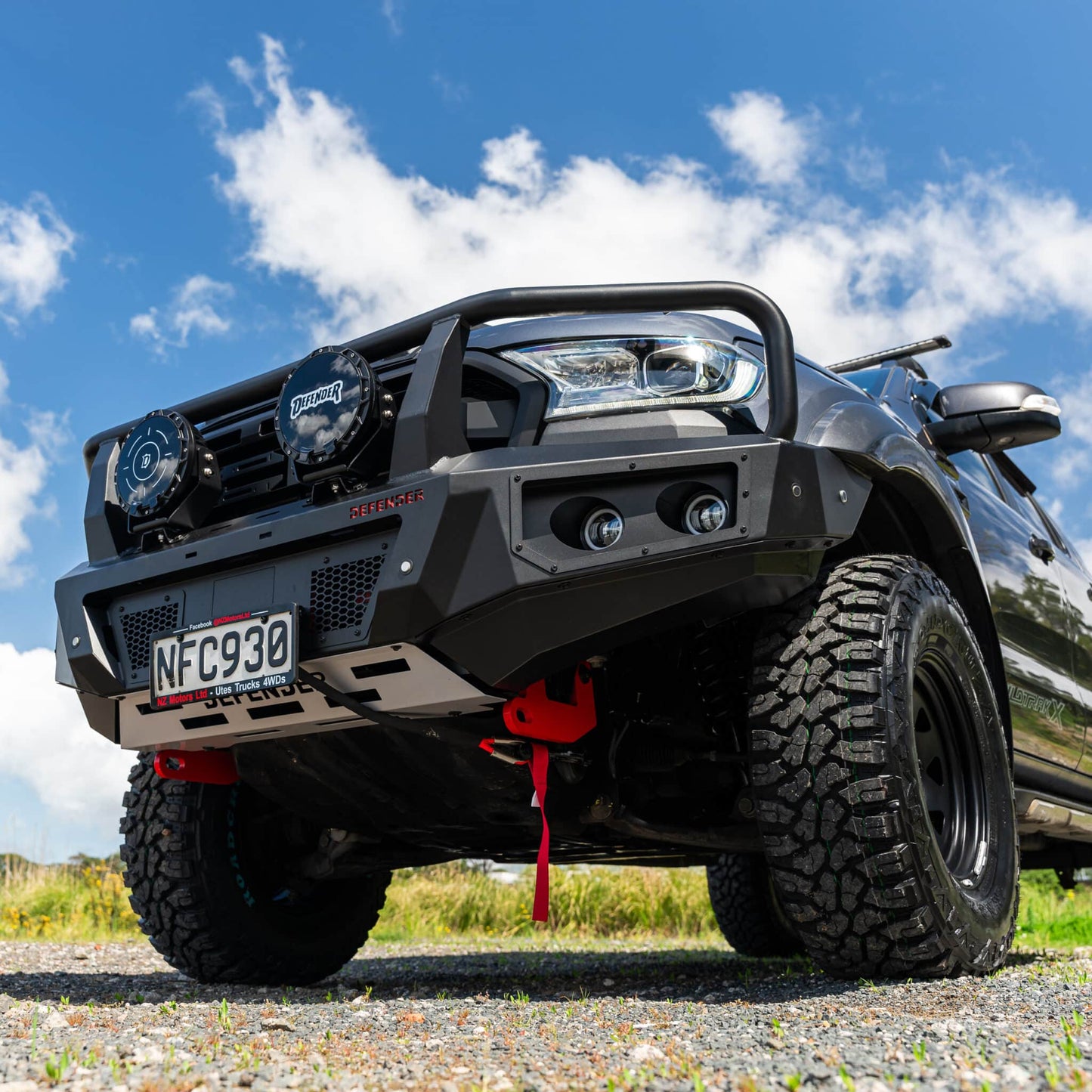 DEFENDER Off-Road Triple Loop Bull-Bar — Ford Ranger PX2 & 3 [2015-2022]